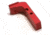 Centennial Defense Systems Extended Mag Release w/2.5lb Spring for Gen 1-3 9mm, .40S&amp;W, .357SIG Glock, Serrated, Red, 20600