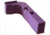 Centennial Defense Systems Extended Mag Release w/2.5lb Spring for Gen 1-3 10mm, .45ACP Glock, Stippled, Purple, 20644