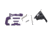 Centennial Defense Systems Glock 43 Lower Parts Kit, 5lb Mag Catch Spring, 25% Power Trigger Spring, Purple, LPK-EXT-MOD70