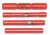 Centennial Defense Systems Stainless Steel Pin Kit for Gen 1-5 Glock, Red, 4 Pin Kit for Gen 4 Glock, 20210