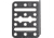 Centrifuge Training NCP-E-L Negative Cant Plate/TQ Mount, Left Handed, Black, Standard, 52020, EDEMO4