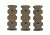 Centurion Arms Standard CMR 3-Pack Polymer Rail Covers, FDE, 3.25 M11-234-C441