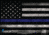 Cerus Gear 3mm Promats 12''x17'' Police Support Thin Blue Line