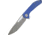 CH Knives Linerlock Blue Folding Knife, 3.63 stonewash finish D2 tool steel blade, Blue sculpted G10 handle, CH3509BLUE