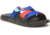 Chaco Chillos Clog Sandals - Mens, BlueRed, 12, JCH108645-M-12