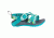 Chaco ZX1 Ecotread Sandal - Kid's, Puzzle Opal, 1 US J180028-01.0