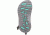 Chaco ZX1 Ecotread Sandal - Kid's, Camper Turquoise, 1 US J180234-01.0