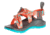 Chaco ZX1 Ecotread Sandal, Kids, Zigzag Coral, Medium, 10 US J180010