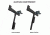 Challenge Targets Commercial Grade Double Swinger Target, Black, CT-DBL-SWINGER