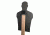 Challenge Targets Full Size Human Silhouette Rifle Target, Static Stand, Black, SS-RM-80059-R