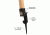 Challenge Targets Torso Stop Plate Handgun Paddle Target, Black GS-PT2324-H