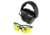 Champion Combo Eye and Ear Protection Muff, Black, Amber Lens, Clam, 40626