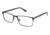Champion Eyes 7001 Single Vision Prescription Eyeglasses - Frame MATTE BLACK, Size 50/16mm CU700101
