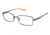 Champion Eyes 7007 Bifocal Prescription Eyeglasses - Frame MATTE BROWN, Size 50/16mm CU700702