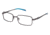Champion Eyes 7007 Bifocal Prescription Eyeglasses - Frame MATTE GUN, Size 50/16mm CU700701
