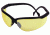 Champion Shooting Glasses, Black Curved Adjustable Frame - Yellow Lens 40610