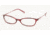 Chaps Eyeglass Frames CP3008, Burgundy Crystal Frame w/Non-Rx 51 mm Diameter Lenses