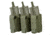 Chase Tactical Triple Kangaroo Mag Pouch, 5.56/Pistol, Ranger Green, One Size, NSN NONE, CT-20K5PMP3-RG