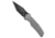 Chaves Knives Chaves Knives x Jake McCoy Omega Street Integral Knife 3.5" Bright SW DLC, Gray, Bohler M390, adult, BHQ-234438