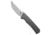 Chaves Knives Chaves Knives x Sam Tran The Arison Street Integral Knife 3.25" Belt Satin, Gray, Bohler M390, adult, BHQ-234420