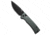 Chaves Knives Chaves Redencion Drop Point X-Lock Knife Gray Aluminum 3.25" Black D2, Gray, D2, adult, BHQ-223890