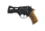 Chiappa Firearms Rhino 40DS Revolver, 9mm Luger, 4in Barrel, Fixed Fiber Optic Front Sight, Black Frame, Wood Grip, 6 Round Cylinder, 340165