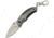 China Made Camper Linerlock Gray Folding Knife, 1.75 satin finish 440 stainless blade, Black and gray aluminum handle, 211516-GY