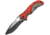 China Made Deer Linerlock A/O Folding Knife, 4.75in Closed, 3.75in Two-Tone Finish SS Blade, Black Synthetic, Black, 300490-DE