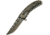 China Made Dragon Linerlock Black A/O Folding Knife,3.5in,Stainless Steel,Standard Edge,Black and Satin CN300400BK