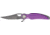 China Made Eagle Feather Linerlock Knife, Purple CN300233PU