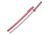 China Made Pink Dragon Katana Set 3pc