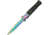 China Made Rainbow Stilletto A/O Folding Knife,3.75in,Black,G10 Handle CN300102RB