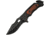China Made Tactical Linerlock A/O Folding Knife, 5in Closed, 3.5in Black SS Drop Point, Black ABS, Black, 300441