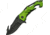 China Made Tactical Linerlock Green A/O Folding Knife,3.5in,Stainless Steel,Lime Green,Aluminum Handle CN300287GN