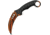 China Made Tiger Print Karambit Knife, 4.25 Tiger Stripe camo finish stainless karambit , Black ABS handle, 211462