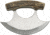 China Made Ulu Stag Knife, Stag bone handle, DH-8027