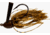 Chompers Skirted Brush Jig 1/2 oz - 2 Pack, Green Pumpkin, SBJ12-202
