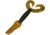 Chompers Skirted Grub Double Tail Grub, 1, 5in, Root Beer Green, HG5D10-10