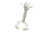 Chompers Skirted Grub Double Tail Grub, 1, 5in, Salt &amp; Pepper, HG5D10-7
