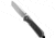 Chris Reeve Knives Small Sebenza 31 Folding Knife, 3.00in, CPM MagnaCut, Tanto Blade, Titanium, Micarta, Black/Gray Handle, Canvas Inlay, Black/Gray/Gray, 7.00 inch, BHQ-146036