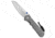 Chris Reeve Knives Large Inkosi Insingo Folding Knife, 3.750in, CPM MagnaCut, Sheepsfoot Blade, Titanium, Gray Handle, Gray/Gray, 8.375 inch, BHQ-70983