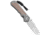 Chris Reeve Knives Left-Hand Small Inkosi Folding Knife, 2.75in, CPM S35VN, Tanto Blade, Micarta, Tan Handle, Tan/Gray, 6.50 inch, BHQ-110658