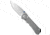 Chris Reeve Knives Small Inkosi Folding Knife, 2.75in, CPM MagnaCut, Drop Point Blade, Titanium, Gray Handle, Gray/Gray, 6.50 inch, BHQ-30861