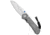 Chris Reeve Knives Small Inkosi Insingo Folding Knife, 2.75in, CPM MagnaCut, Sheepsfoot Blade, Titanium, Gray Handle, Gray/Gray, 6.50 inch, BHQ-70984