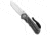 Chris Reeve Knives Small Inkosi Folding Knife, 2.75in, CPM S35VN, Tanto Blade, Micarta, Black/Gray Handle, Black/Gray/Gray, 6.50 inch, BHQ-92359