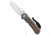 Chris Reeve Knives Small Inkosi Folding Knife, 2.75in, CPM S35VN, Tanto Blade, Micarta, Brown Handle, Brown/Gray, 6.50 inch, BHQ-92361