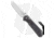 Chris Reeve Knives Small Sebenza 31 Folding Knife, 2.94in, CPM MagnaCut, Tanto Blade, Titanium, Micarta, Black/Gray Handle, Natural Canvas, Black/Gray/Gray, 6.875 inch, BHQ-146032