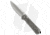 Chris Reeve Knives Small Sebenza 31 Folding Knife, 2.94in, CPM S35VN, Drop Point Blade, Micarta, Black Handle, Double Lug, Black/Gray, 6.875 inch, BHQ-98979