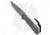 Chris Reeve Knives Small Sebenza 31 Folding Knife, 2.94in, Damascus, Drop Point Blade, Micarta, Black Handle, Raindrop Damascus, Black/Black, 6.875 inch, BHQ-98987