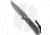 Chris Reeve Knives Small Sebenza 31 Folding Knife, 3.00in, Damascus, Drop Point Blade, Micarta, Titanium, Black/Gray Handle, Standard, Black/Gray/Black, 6.875 inch, BHQ-98980